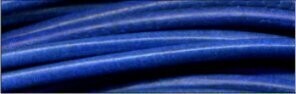 Rundlederriemen 2 mm Ø, 1 m lang, 2 Stück blau Rundlederriemen 2 mm Ø, 1 m lang, 2 Stück blau