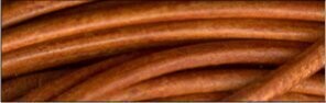 Rundlederriemen 1 mm Ø, 1 m lang, 2 Stück hellbraun Rundlederriemen 1 mm Ø, 1 m lang, 2 Stück hellbraun