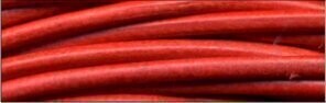 1 Bund Rundlederriemen 2 mm Ø, 1 m lang, 10 Stück rot 1 Bund Rundlederriemen 2 mm Ø, 1 m lang, 10 Stück rot