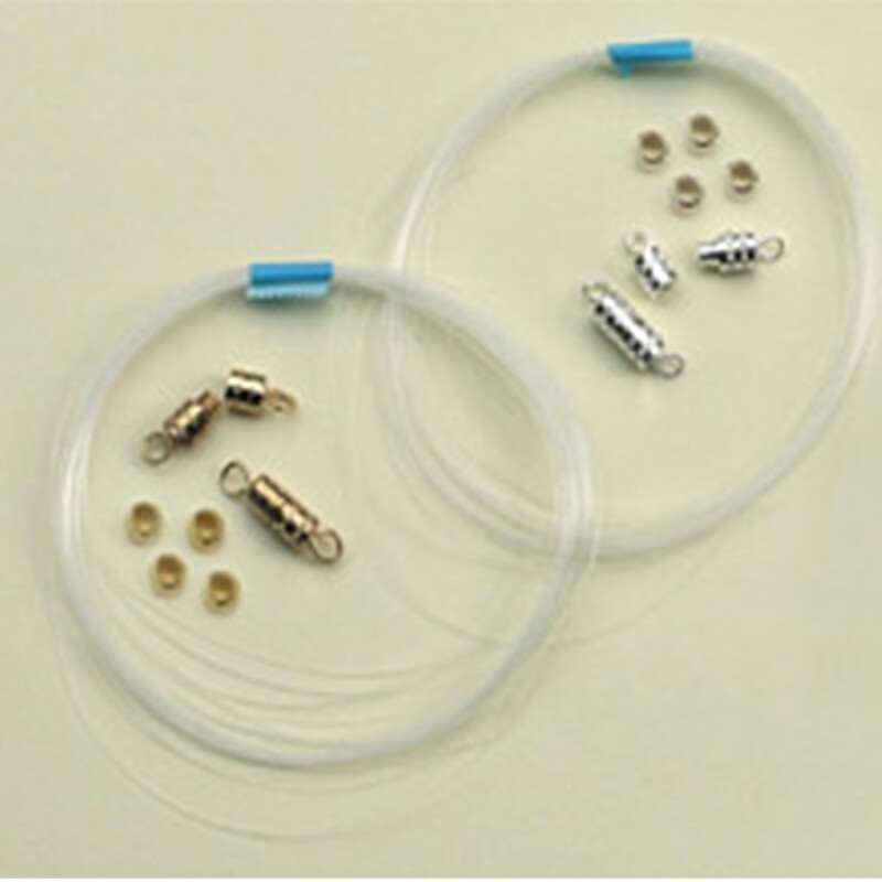 Magnetverschlusskombination, 8 mm, platinfarben Magnetverschlusskombination, 8 mm, platinfarben