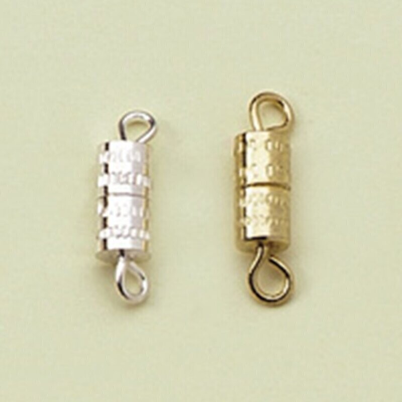 Magnetverschlüsse, 8 mm, 10 Stück, platinfarben Magnetverschlüsse, 8 mm, 10 Stück, platinfarben