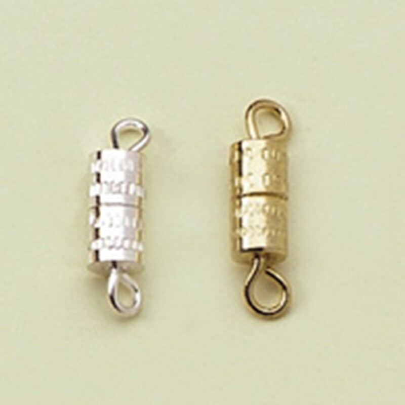 Schraubschließen, 8 mm, 10 Stück goldfarben Schraubschließen, 8 mm, 10 Stück goldfarben