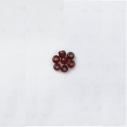 Tschechische Stickperlen Dose zu 100 g, 2,5 mm Ø granat