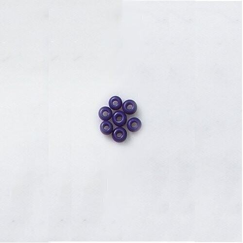 Tschechische Stickperlen Dose zu 100 g, 2,5 mm Ø dunkelblau Tschechische Stickperlen Dose zu 100 g, 2,5 mm Ø dunkelblau
