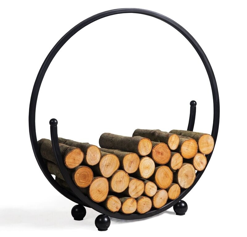 COOK KING ® Kaminholzregal COOK KING ® Kaminholzregal "SPIRAL", Maße 60 x 90 x 25 cm