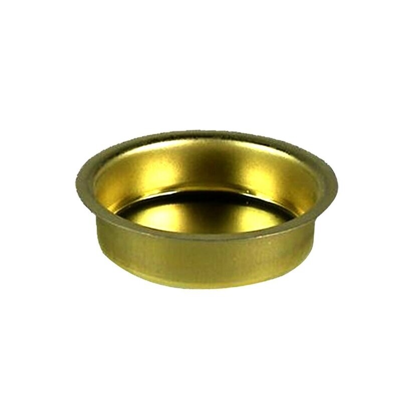 Metalltülle für Puppenkerzen, Ø innen: 10 mm Ø, 12 Stück Metalltülle für Puppenkerzen, Ø innen: 10 mm Ø, 12 Stück
