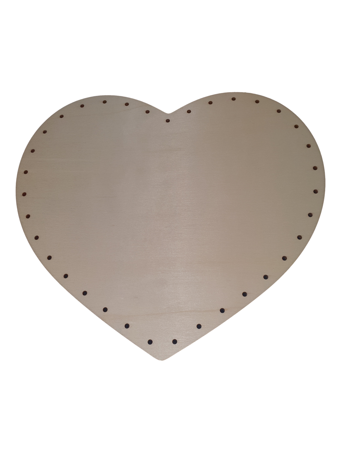 Hochwertiger Korbflechtboden Herz, 25 x 22 cm