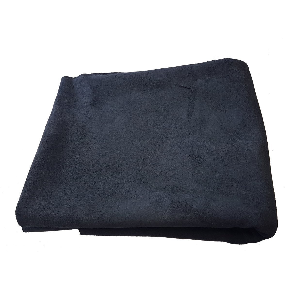 Echtleder-Zuschnitt aus Velourleder DIN A2, ca. 40 x 60 cm, ca. 1mm dick, schwarzblau