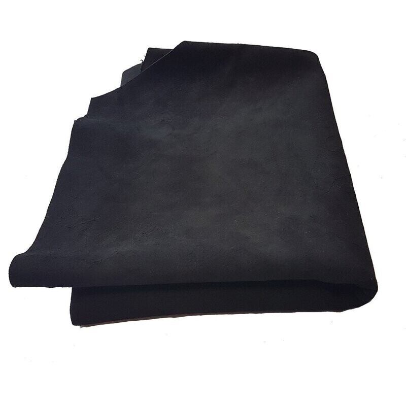 Echtleder-Zuschnitt aus Velourleder DIN A2, ca. 40 x 60 cm, ca. 1 mm dick, schwarz Echtleder-Zuschnitt aus Velourleder DIN A2, ca. 40 x 60 cm, ca. 1 mm dick, schwarz