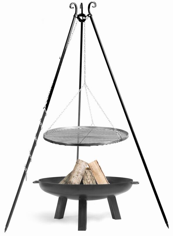 COOK KING ® Set - Schwenkgrill 180 cm und Feuerschale, Modell COOK KING ® Set - Schwenkgrill 180 cm und Feuerschale, Modell "POLO"