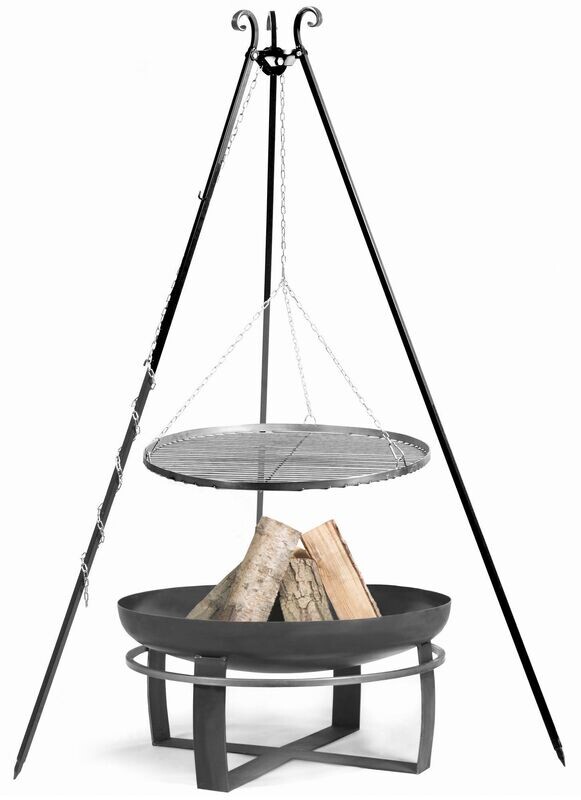 COOK KING ® Set - Schwenkgrill 180 cm und Feuerschale, Modell COOK KING ® Set - Schwenkgrill 180 cm und Feuerschale, Modell "VIKING"
