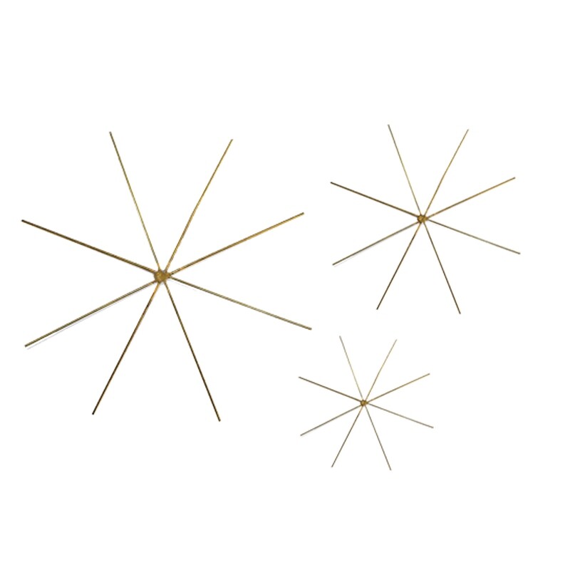 Draht-Sterne, 11 cm Ø, 8-Arm, 10 Stück Draht-Sterne, 11 cm Ø, 8-Arm, 10 Stück