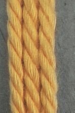 500g-Spule Makramee- und Kettgarn, reine Baumwolle (mittel), zum Weben, gelb, ca. 1,20 mm Ø reißfest