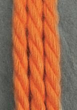 500g-Spule Makramee- und Kettgarn, reine Baumwolle (mittel), zum Weben, orange, ca. 1,20 mm Ø reißfest