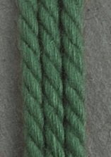 500g-Spule Makramee- und Kettgarn, reine Baumwolle (mittel), zum Weben, grün, ca. 1,20 mm Ø reißfest