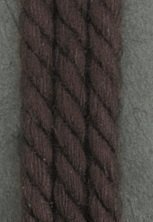 500g-Spule Makramee- und Kettgarn, reine Baumwolle (mittel), zum Weben, dunkelbraun, ca. 1,20 mm Ø reißfest