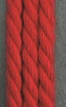 Makramee- und Kettgarn, reine Baumwolle (mittel), Spulen zu 125 g zum Weben, rot, ca. 1,20 mm Ø reißfest Makramee- und Kettgarn, reine Baumwolle (mittel), Spulen zu 125 g zum Weben, rot, ca. 1,20 mm Ø reißfest
