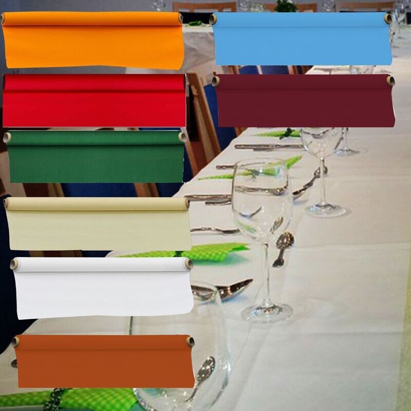 Tischtuchrolle / Tischdecke (Vliesstoff), 120 cm x 25 m, orange Tischtuchrolle / Tischdecke (Vliesstoff), 120 cm x 25 m, orange