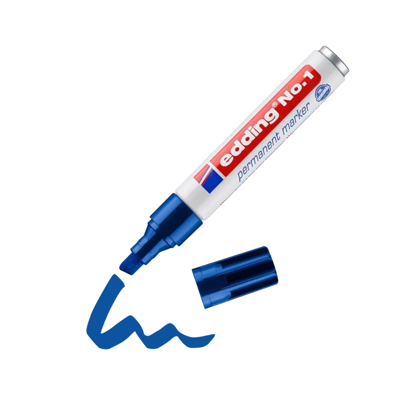 e-No.1 permanent marker blau e-No.1 permanent marker blau