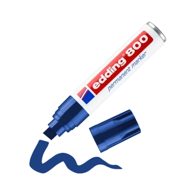 e-800 permanent marker blau