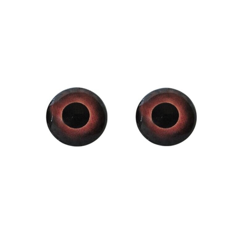 Glasaugen topas 14 mm Ø, 2 Stück SB Glasaugen topas 14 mm Ø, 2 Stück SB