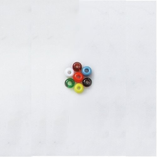 Tschechische Stickperlen Dose zu 100 g, 2,5 mm Ø bunt sortiert Tschechische Stickperlen Dose zu 100 g, 2,5 mm Ø bunt sortiert