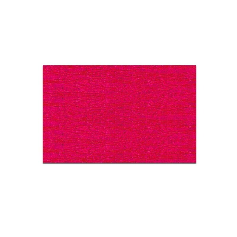 Bastelkrepp 250 x 50 cm, 10 Rollen, Rot Bastelkrepp 250 x 50 cm, 10 Rollen, Rot