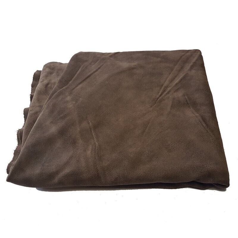 Echtleder-Zuschnitt aus Velourleder DIN A2, ca. 40 x 60 cm, ca. 1 mm dick, terrabraun Echtleder-Zuschnitt aus Velourleder DIN A2, ca. 40 x 60 cm, ca. 1 mm dick, terrabraun