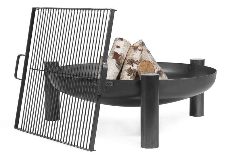 COOK KING ® Feuerschale & Grillrost (Roh-Stahl), Modell “PALMA” COOK KING ® Feuerschale & Grillrost (Roh-Stahl), Modell “PALMA”
