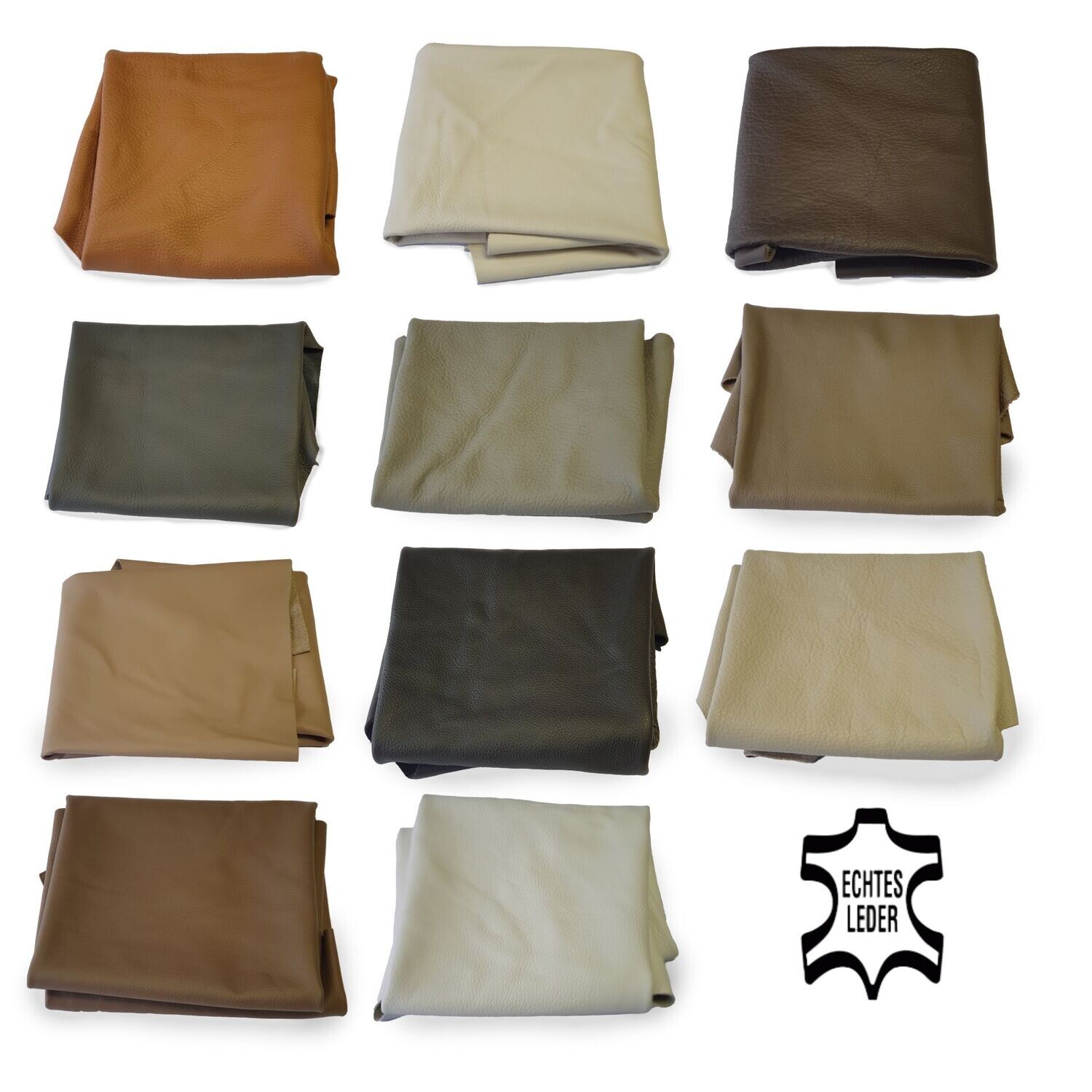 Glattleder-Zuschnitte DIN A2, ca. 40 x 60 cm, ca. 1 mm dick