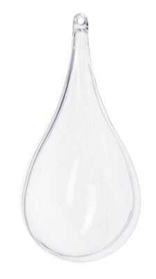 Acrylglas-Tropfen, transparent, teilbar