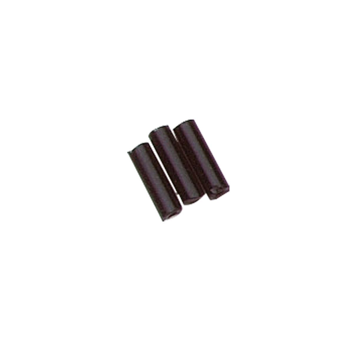 Stäbchen-Perlen, 7 mm lang, im Beutel zu 20 g, schwarz