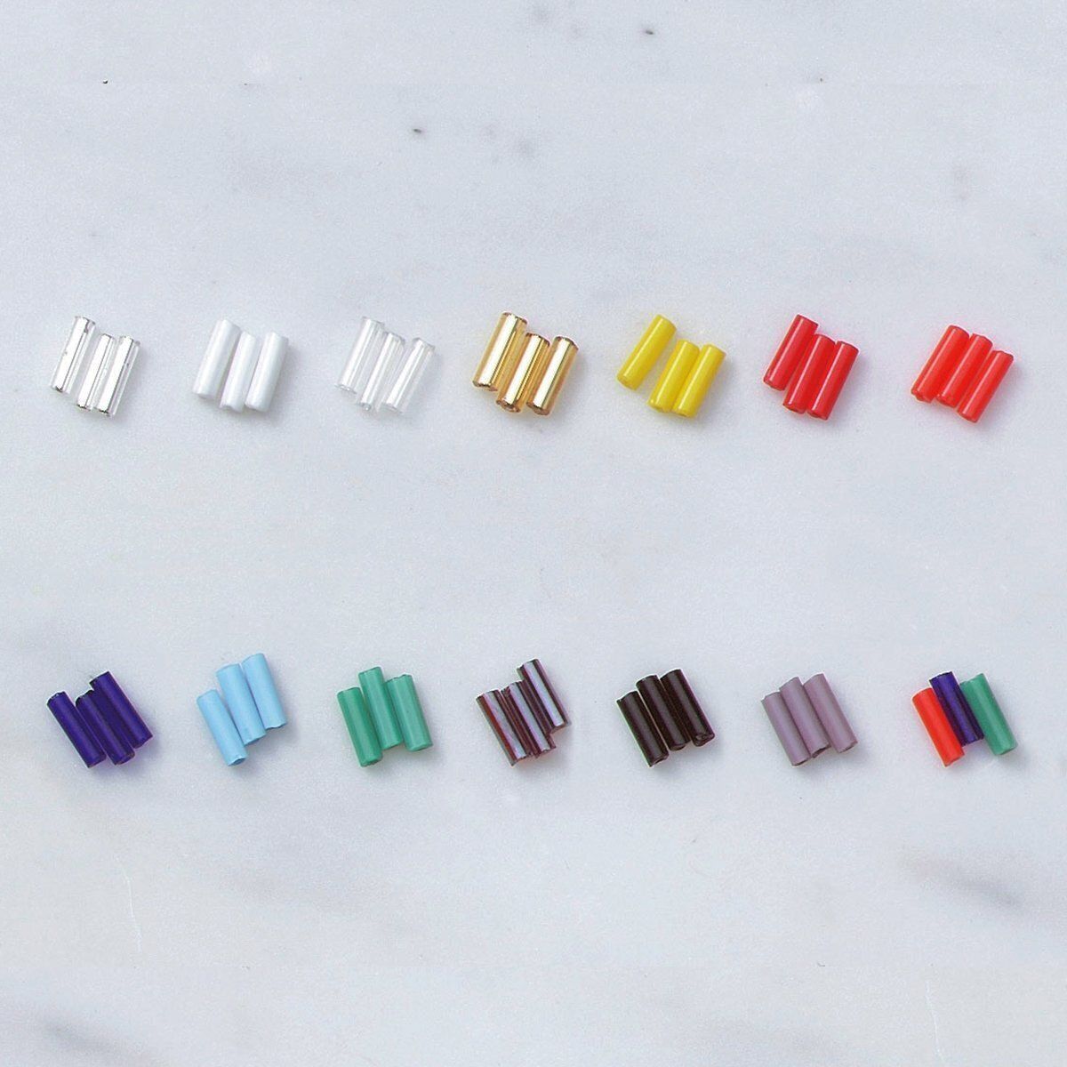 Stäbchen-Perlen, 7 mm lang