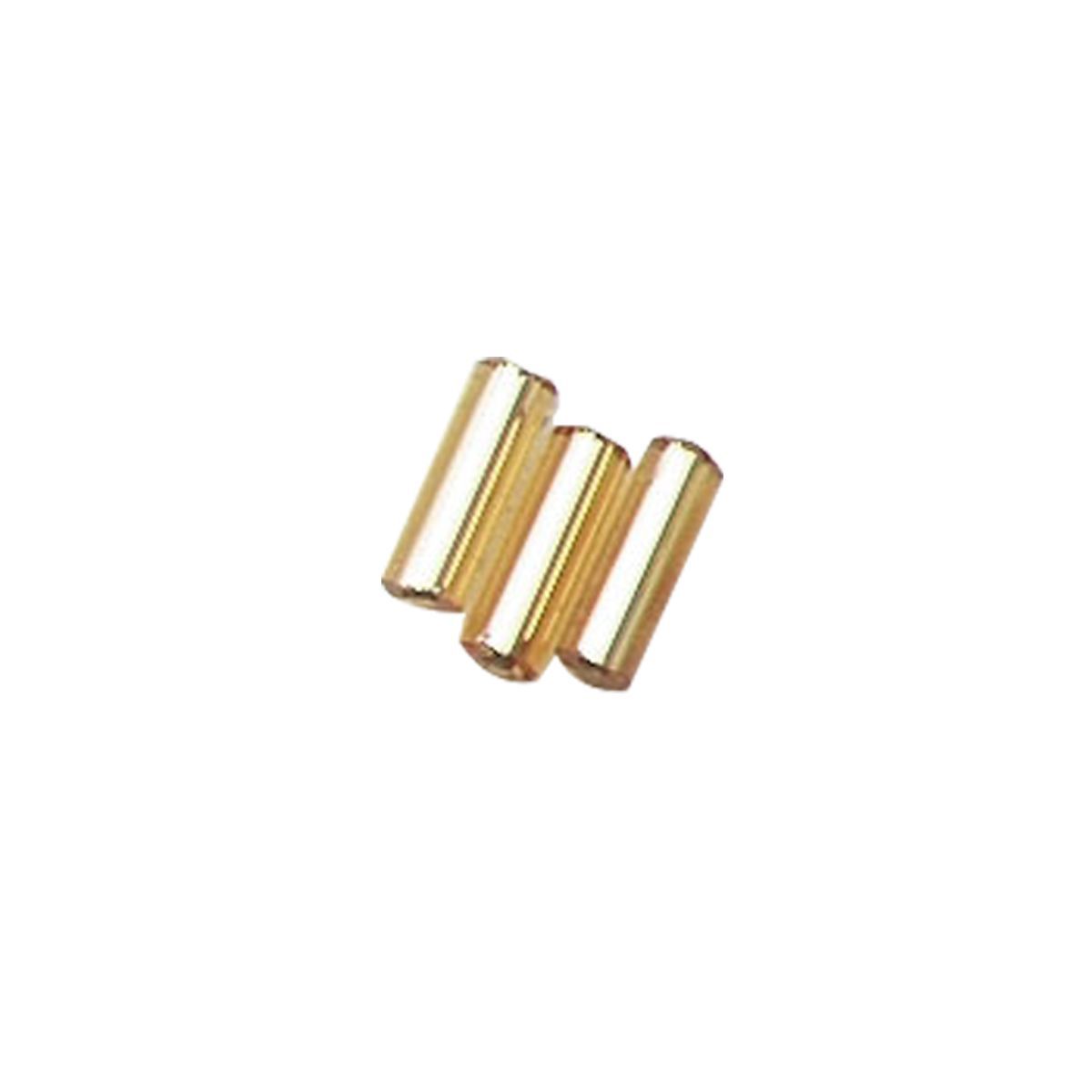 Stäbchen-Perlen, 7 mm lang, im Beutel zu 20 g, gold