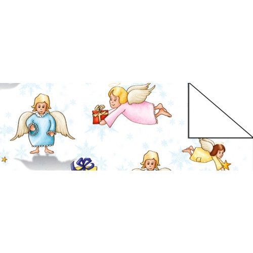 URSUS Fotokarton Weihnachten Winter Wonderland ENGEL, 300g, 50 x 70cm