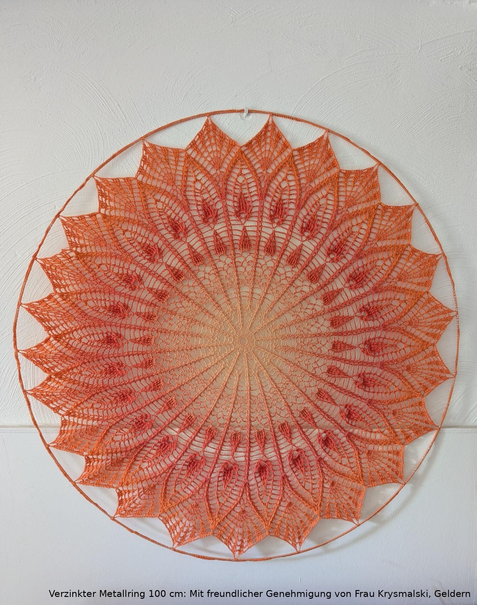 Metallring rund verzinkt, 100 cm Ø, 1 Stück Der extra große Drahtring 100cm