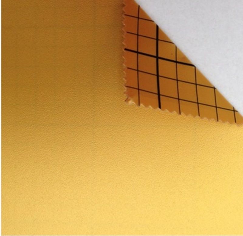 ASLAN Selbstklebefolie, PVC, 0,30 mm, 120 cm Breite, matt gold