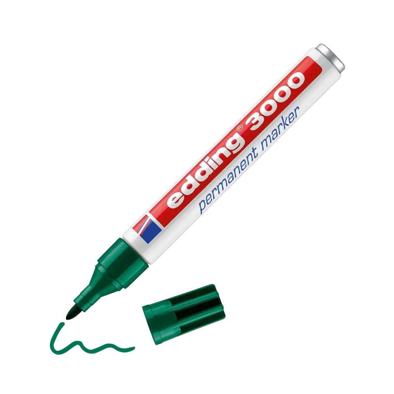 e-3000 permanent marker grün