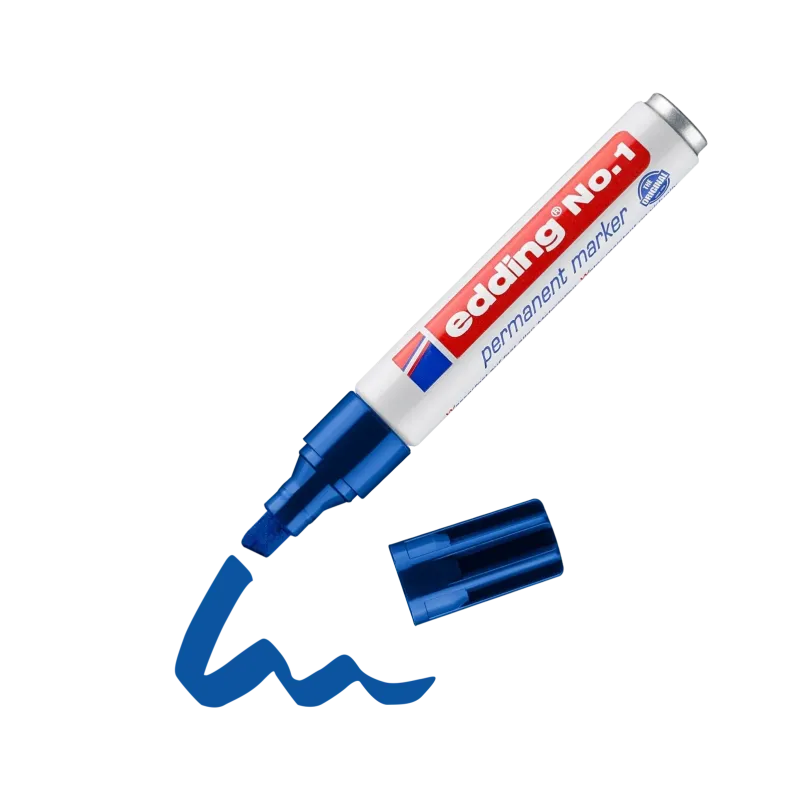 e-No.1 permanent marker blau e-No.1 permanent marker blau
