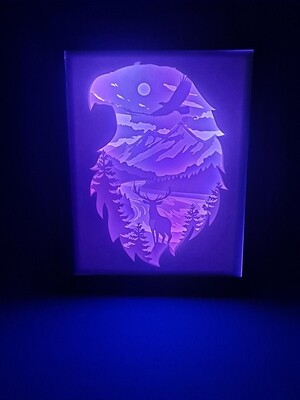 Spirit of the Forest 8x10 inch lightbox