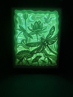 Dragonfly 8x10 inch lightbox