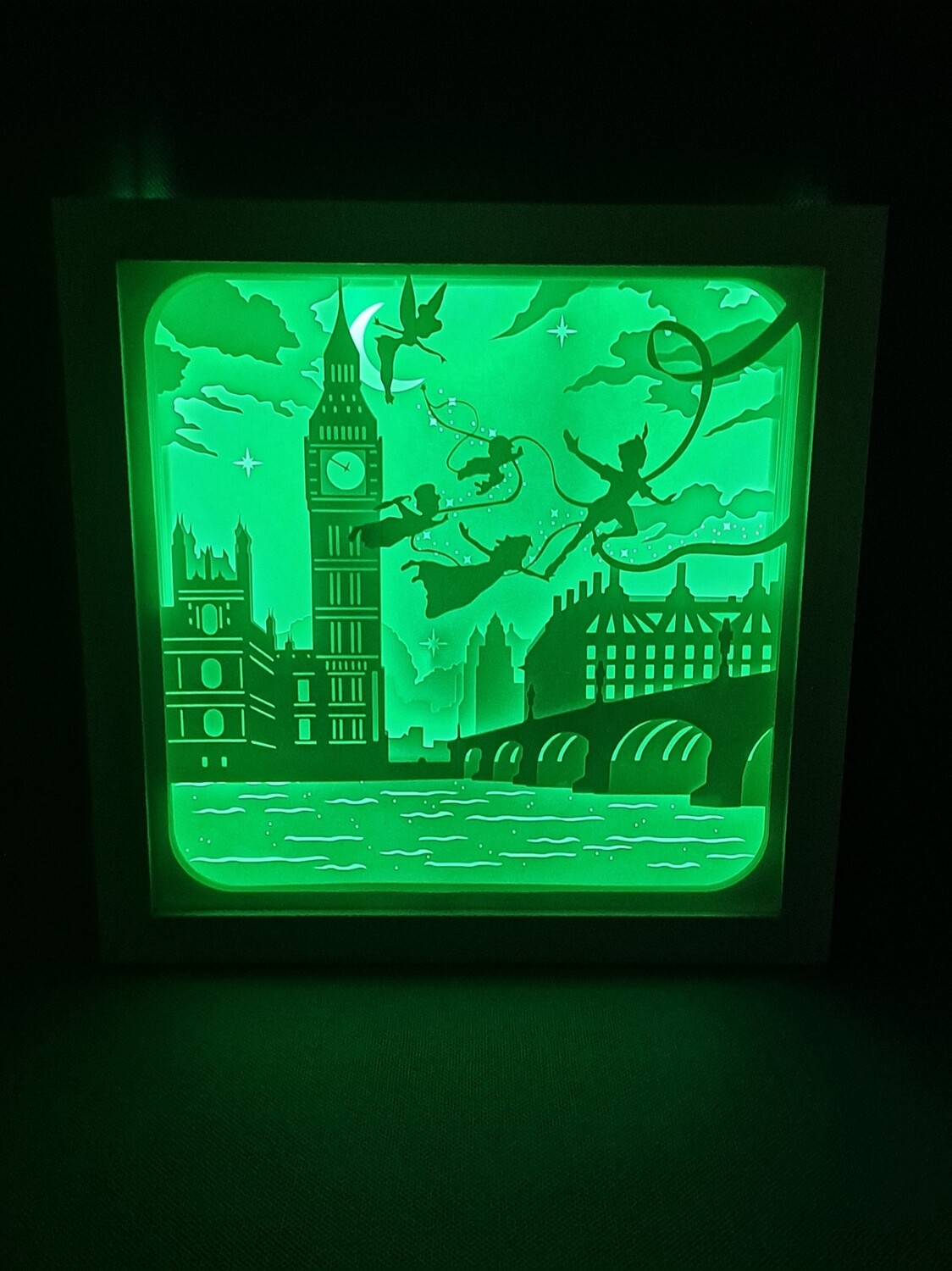 Peter Pan 9x9 inch lightbox
