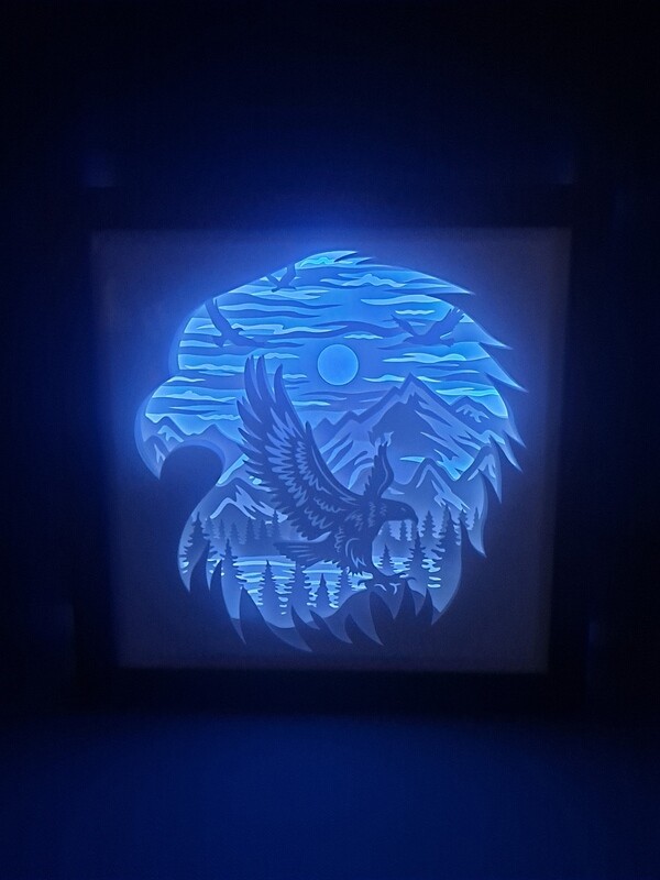 Eagle 9x9 inch lightbox Eagle 9x9 inch lightbox