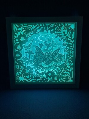 Butterflies 9x9 inch lightbox
