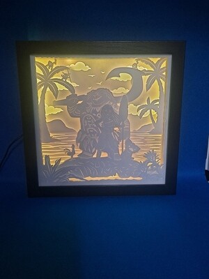 Moana 9x9 inch lightbox