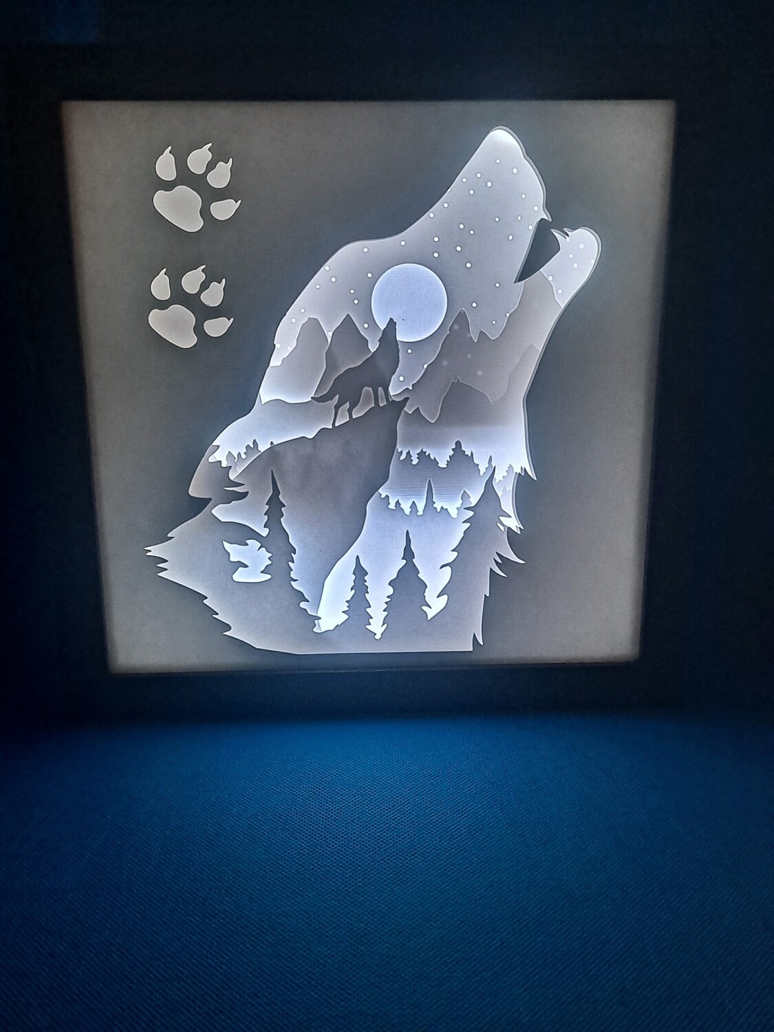 Wolf 9x9 inch lightbox