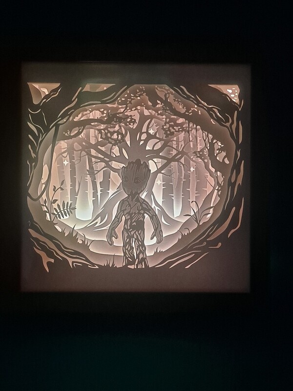 Baby Groot 9x9 inch lightbox Baby Groot 9x9 inch lightbox