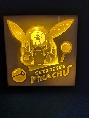 Pikachu 9x9 inch lightbox