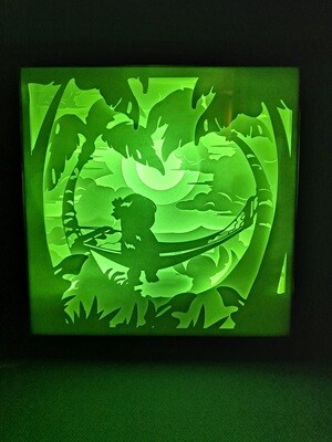 Lilo and Stitch 9x9 inch lightbox