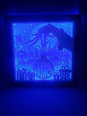 Grinch 9x9 inch lightbox